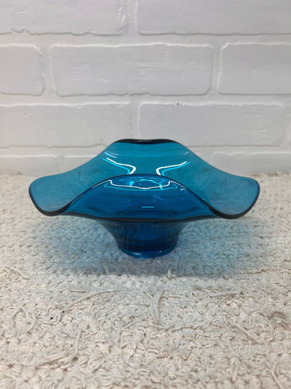 Viking Glass Blunique Blue MCM Candy Dish