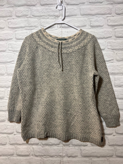 Size XL Woolrich Lambwool Fair Isle Knit Sweater