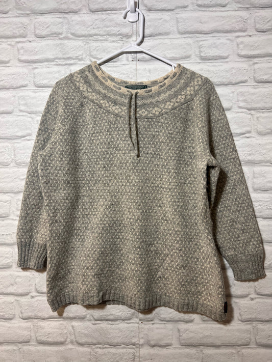 Size XL Woolrich Lambwool Fair Isle Knit Sweater
