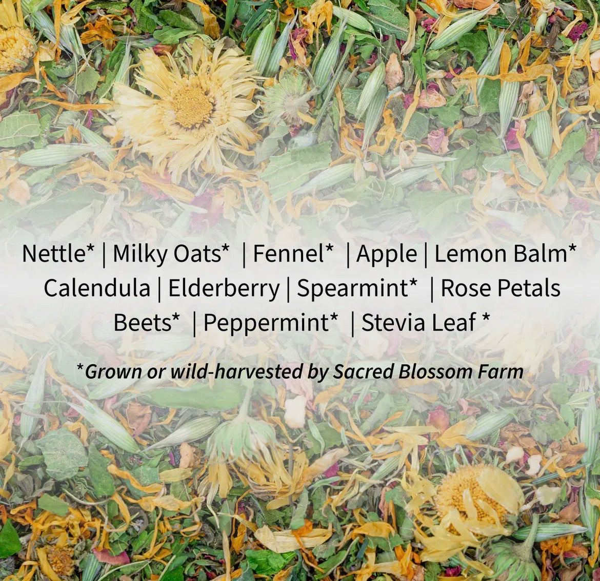 Sacred Blossom Farm Loose Leaf Herbal Tea - Assorted Varieties