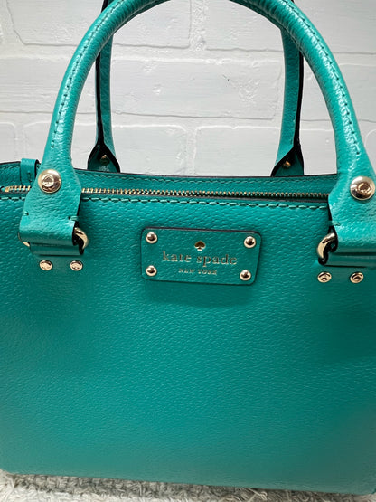 Kate Spade Turquoise  Wellesley style satchel/crossbody