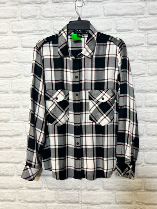 Size M Sanctuary button down plaid top