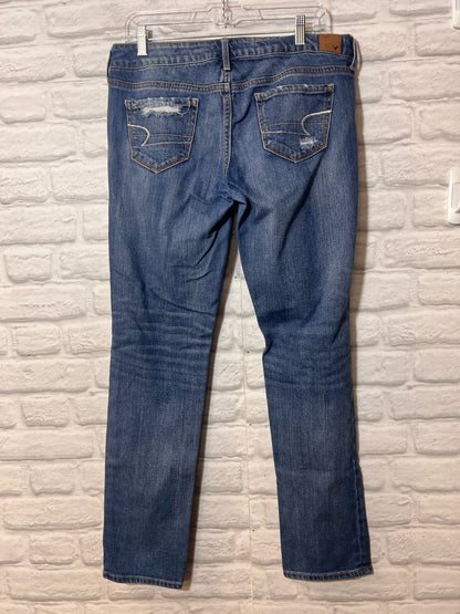 American Eagle Size 10 Distressed Skinny Jeans