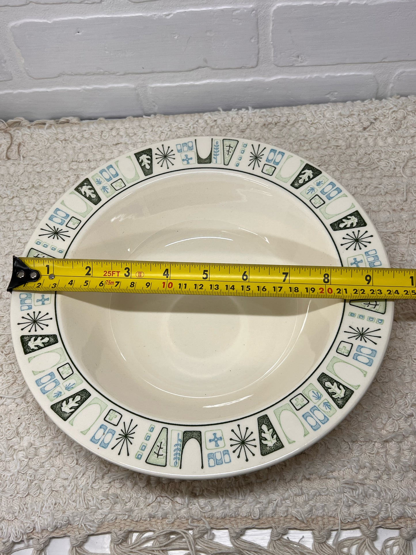 Taylorstone MCM Atomic Serving Bowl Cathay