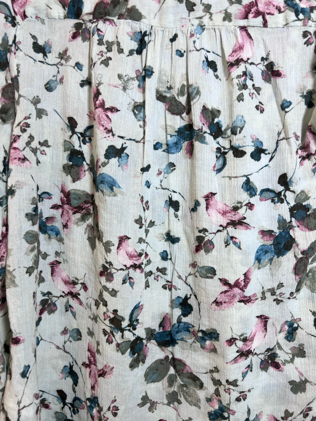 Size S J Jill Green Floral Shirt