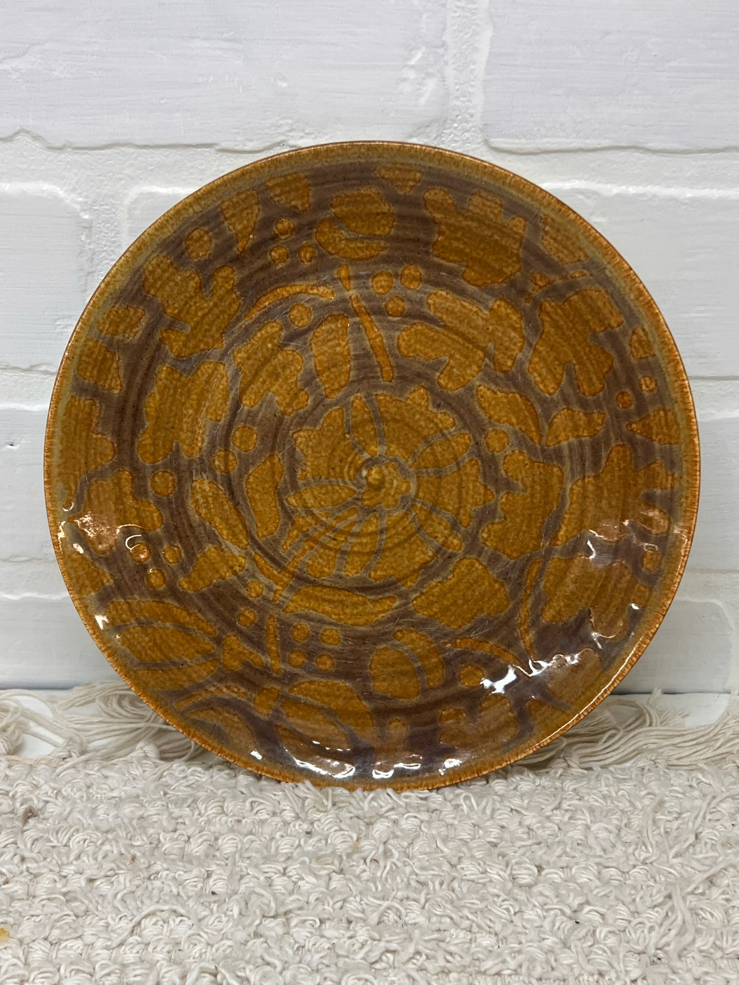 Red Wing Pottery Kashmir Pattern Salad Plate