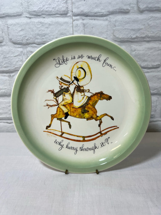 American Greetings Hollie Hobbie decorative plate