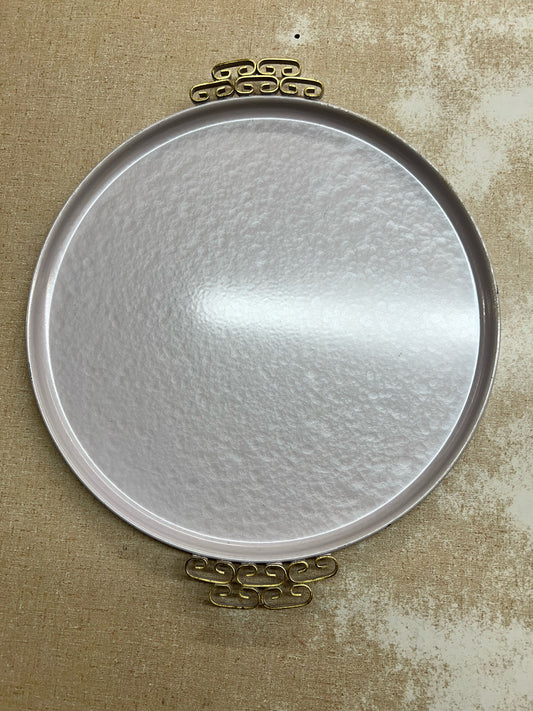 Kyes moire glazed MCM serving pllatter