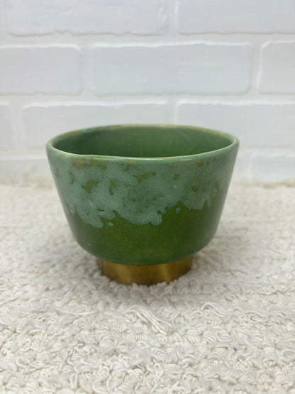 Green Vintage Plant Pot