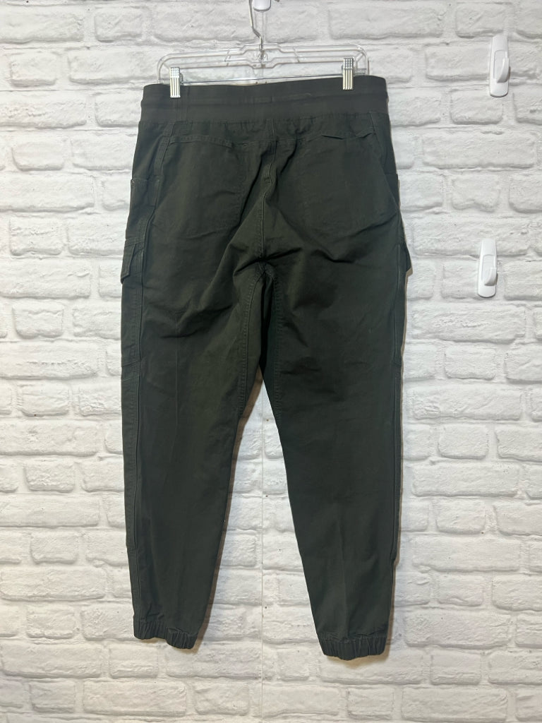 Duluth Trading Co. Size 12 dark green denim joggers