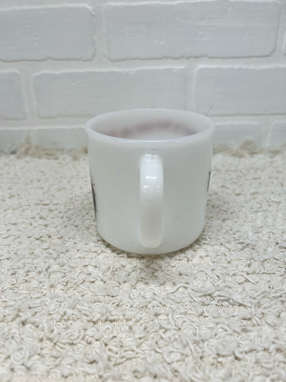 Vintage Federal milkglass 'Vigortone' advertising mug