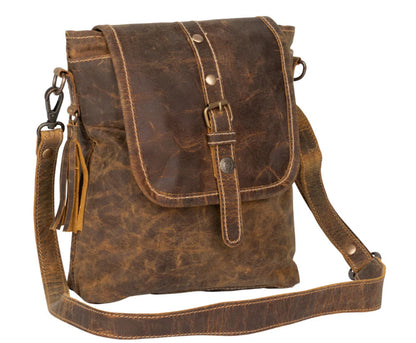 Myra Bag Brown Beauty Leather Crossbody Bag