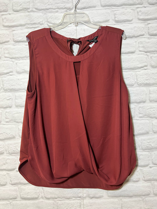 Size 1X 41 Hawthorn faux wrapped blouse