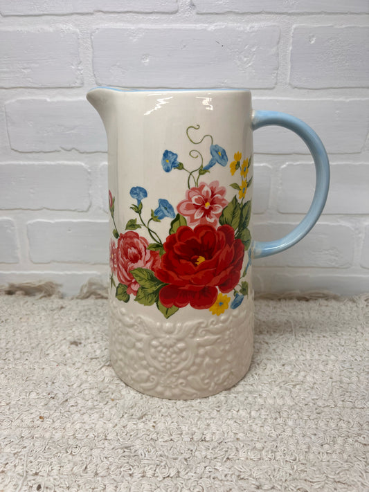 Pioneer Woman Sweet Rose 2.1 Quart  Pitcher