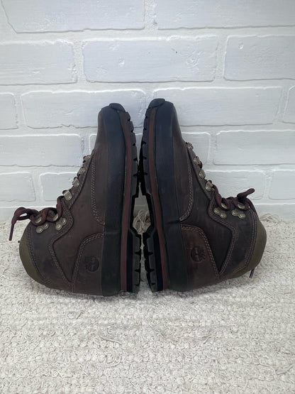 Shoe Size 8 Timberland Euro Hiker Brown Leather Boots