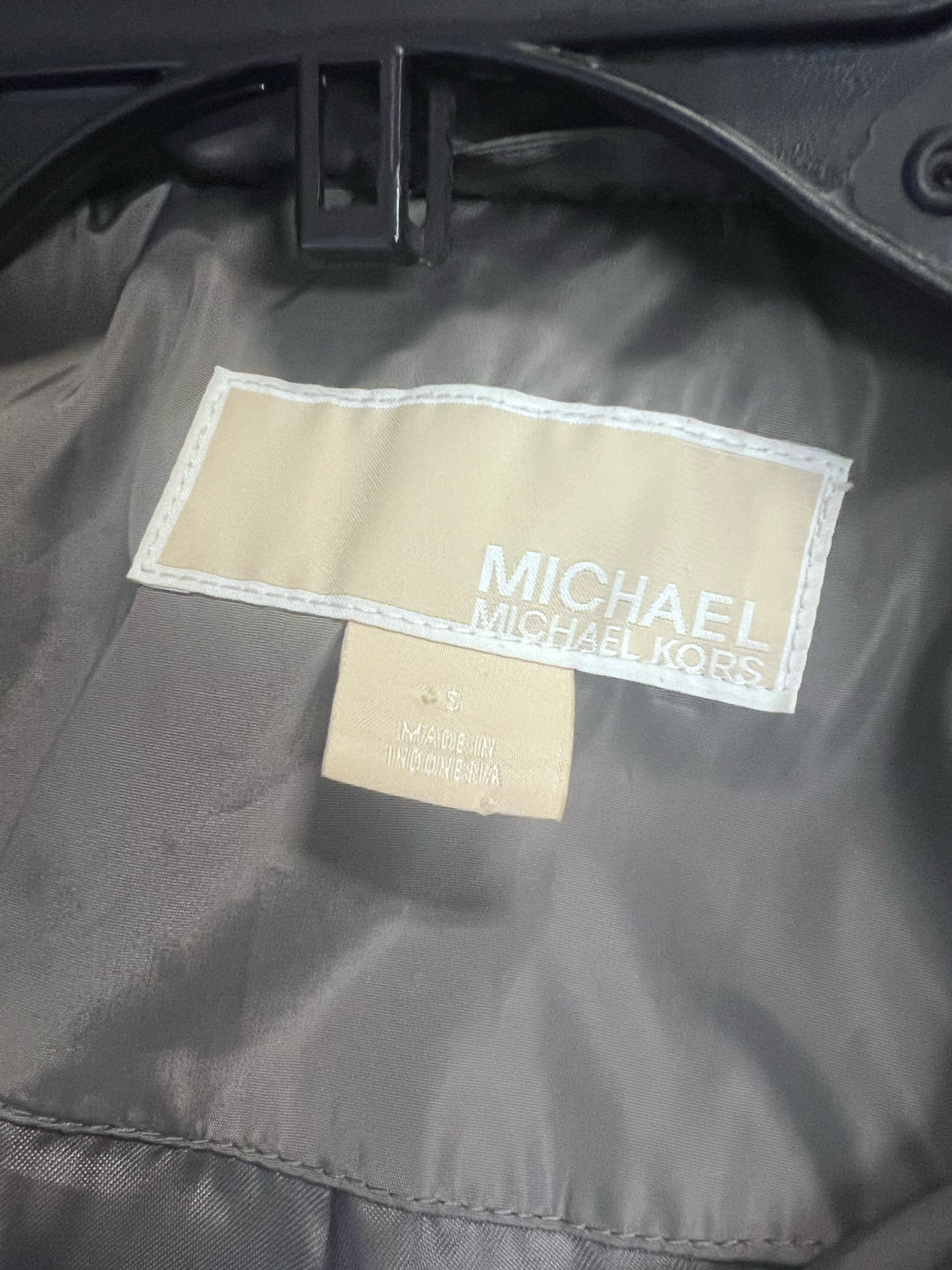 Size S MICHAEL Michael Kors Down & Feather Filled Coat