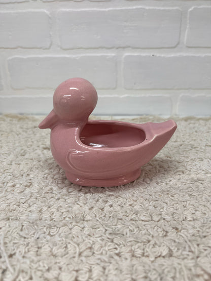 Red Wing Pottery Planter- Small Pink Duck
