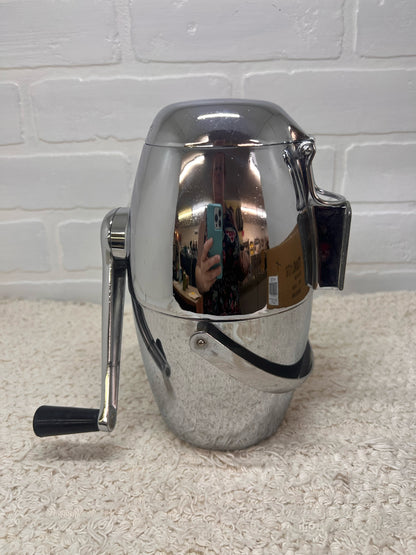 Ice-O-Mat Atomic Age Chrome Ice Grinder