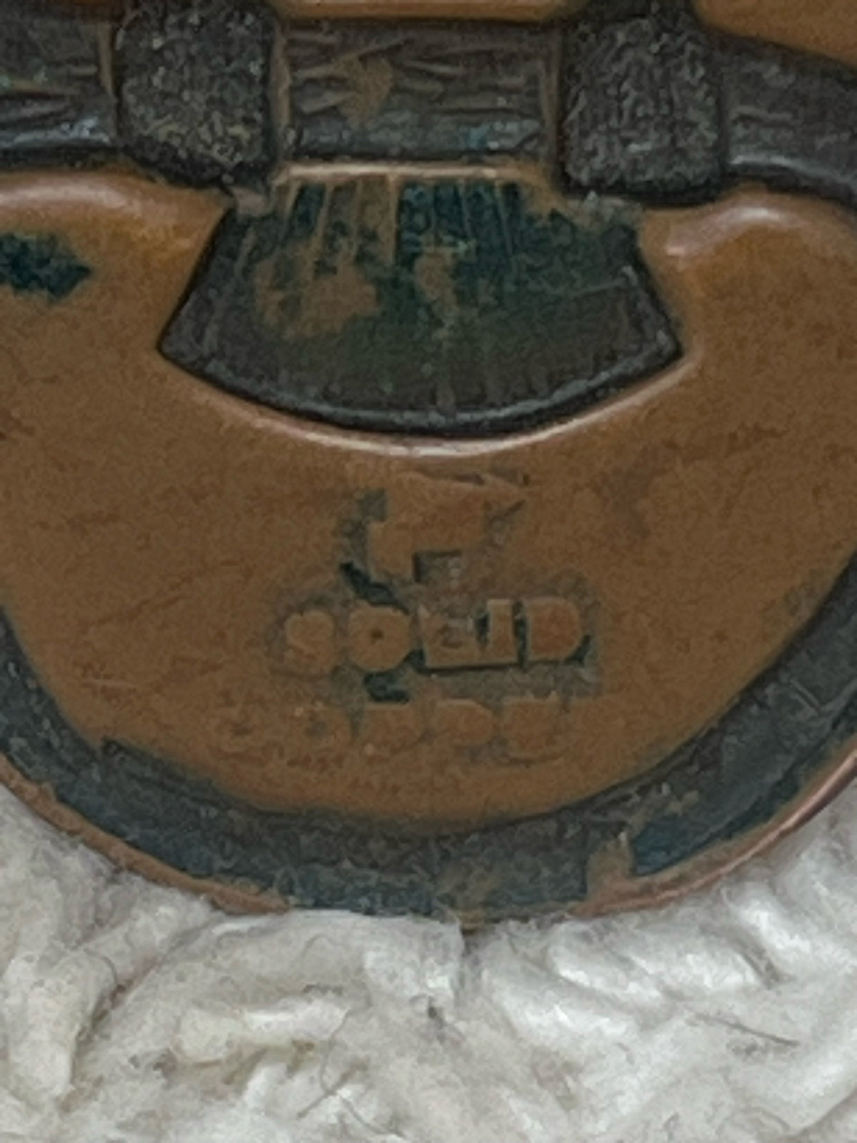 Bell Trading Post Vintage Solid Copper Owl  Pendant