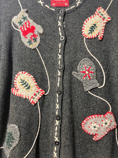 Size L Holiday Lodge by NorthCrest Used Cardigan