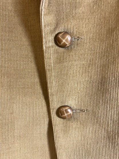 Farah Brand Men's Corduroy Blazer w/ Suede Elbow Patches Circa 1980s