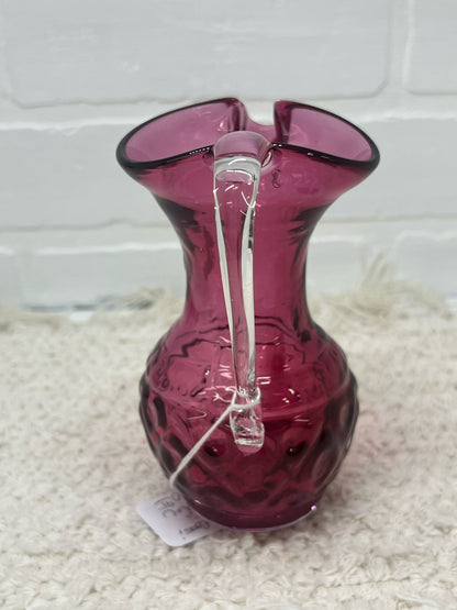 Small Rossi Glass blown glass pitcher