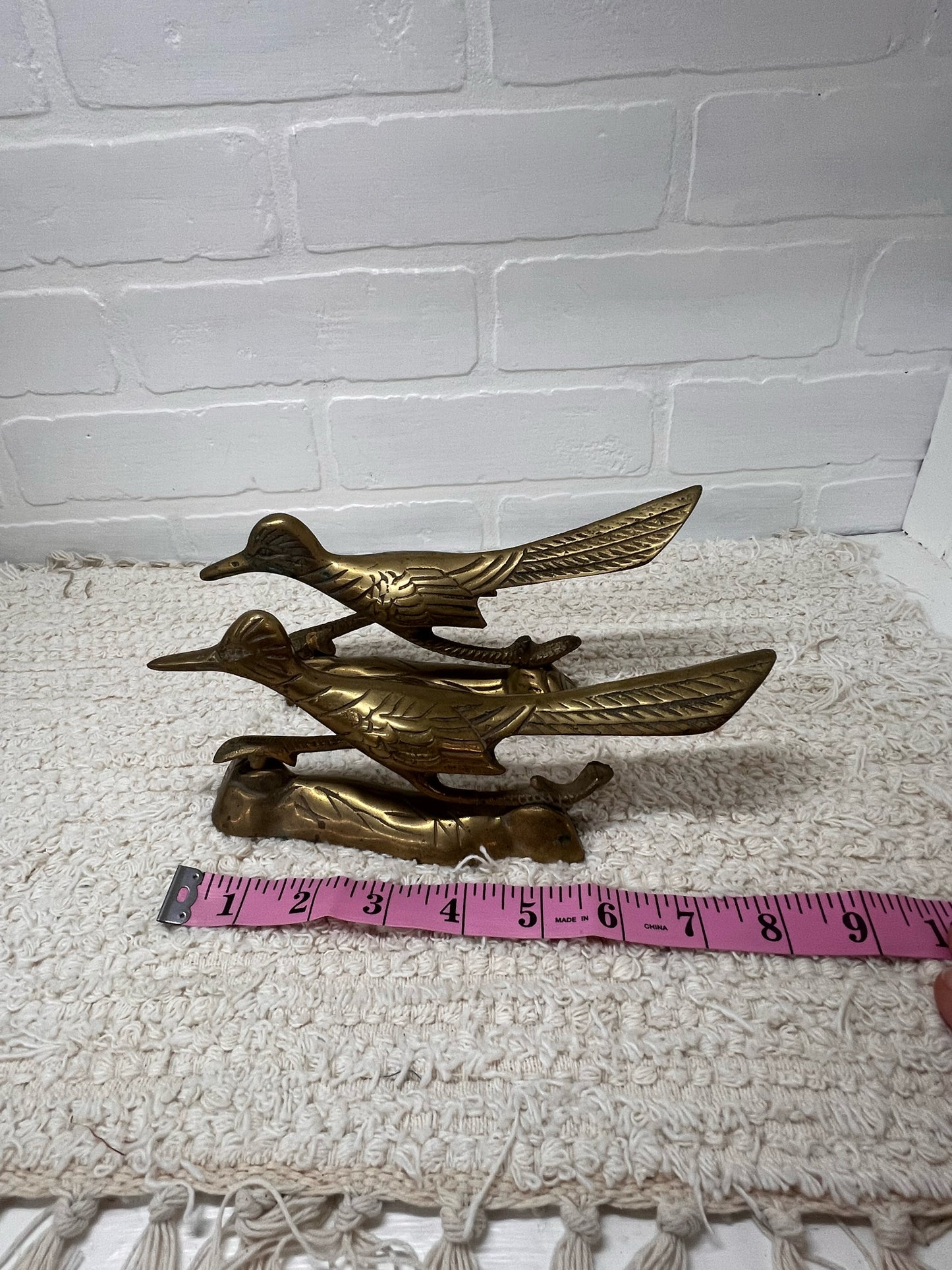 Pair of Vintage Brass Road Runners