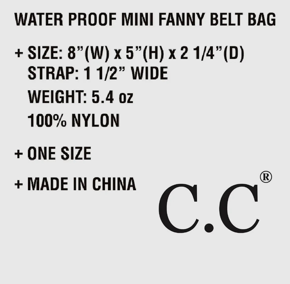 CC Southwestern Waterproof Women's Belt Bag