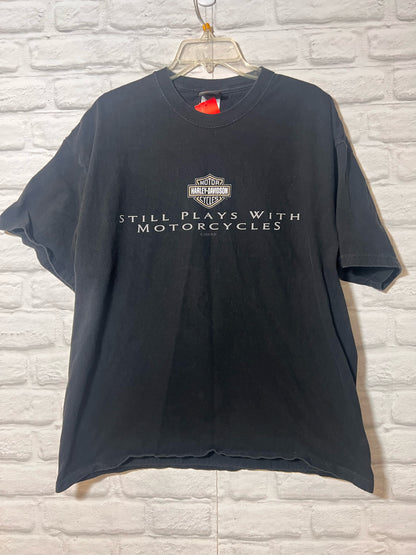 Harley-Davidson Size X-Large Black T-Shirt - Men's