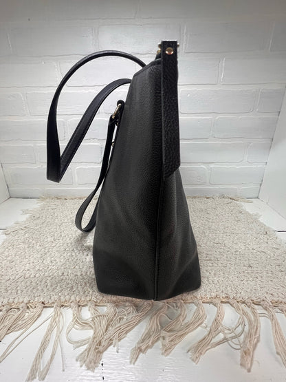Kate Spade Penny Larchmont Avenue Black Pebbled Leather Shoulder Bag – Classic Designer Handbag