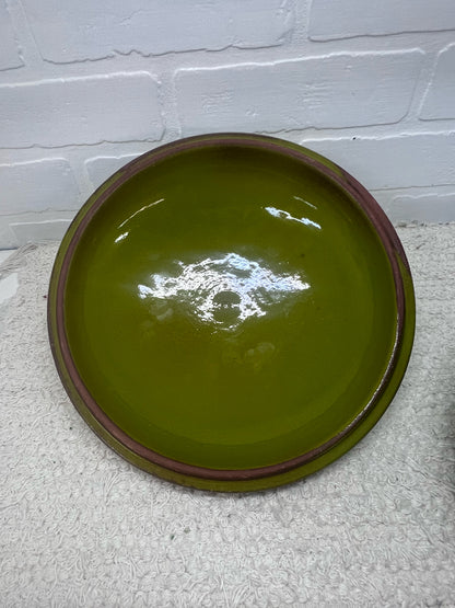 Pacific Stoneware 1970's Floral Rams Head Capricorn Casserole