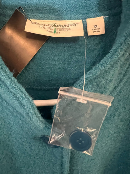 Norm Thompson Boiled Wool Vintage Blue Blazer