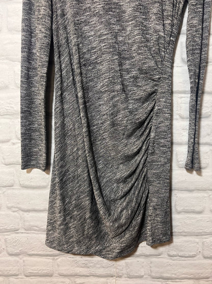 Size M Love Fire Heather Gray Tunic Length Dress
