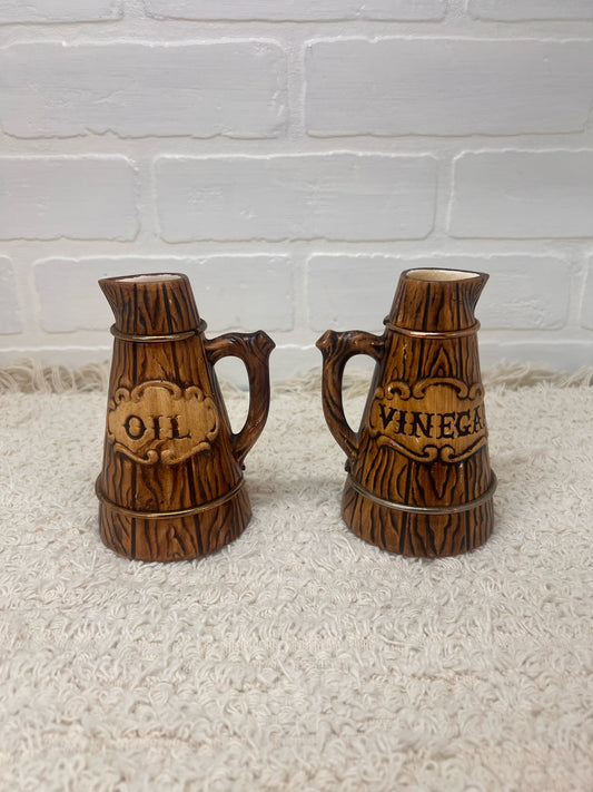 Vintage Treasure Craft Oil & Vinegar Set - 2 pieces