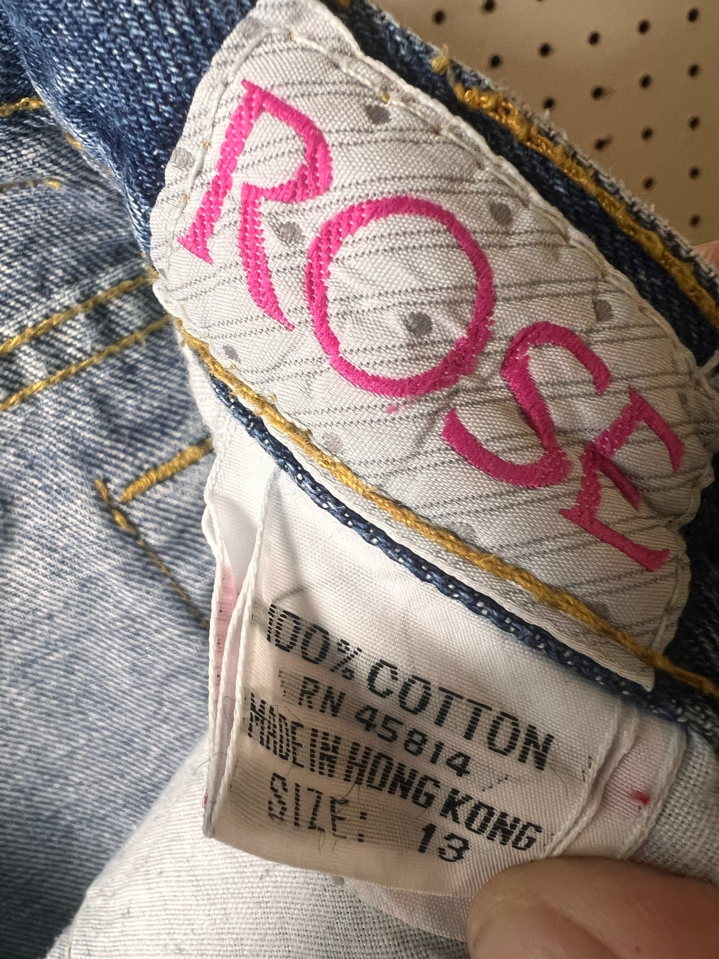 Rose Denim Size 26 Waist Jeans Vintage Mom Jeans
