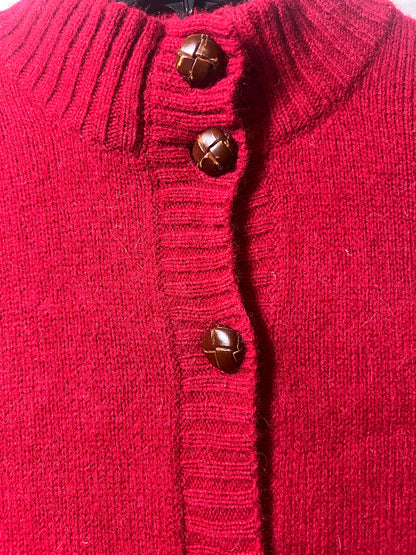 Size L Orvis 100% Shetland Wool Longline Cardigan