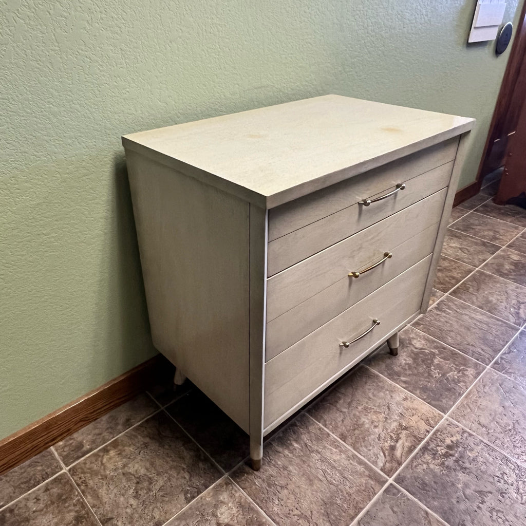 MCM White/Blond Small Dresser