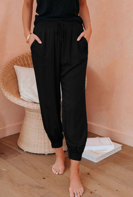 Casual Cropped Joggers