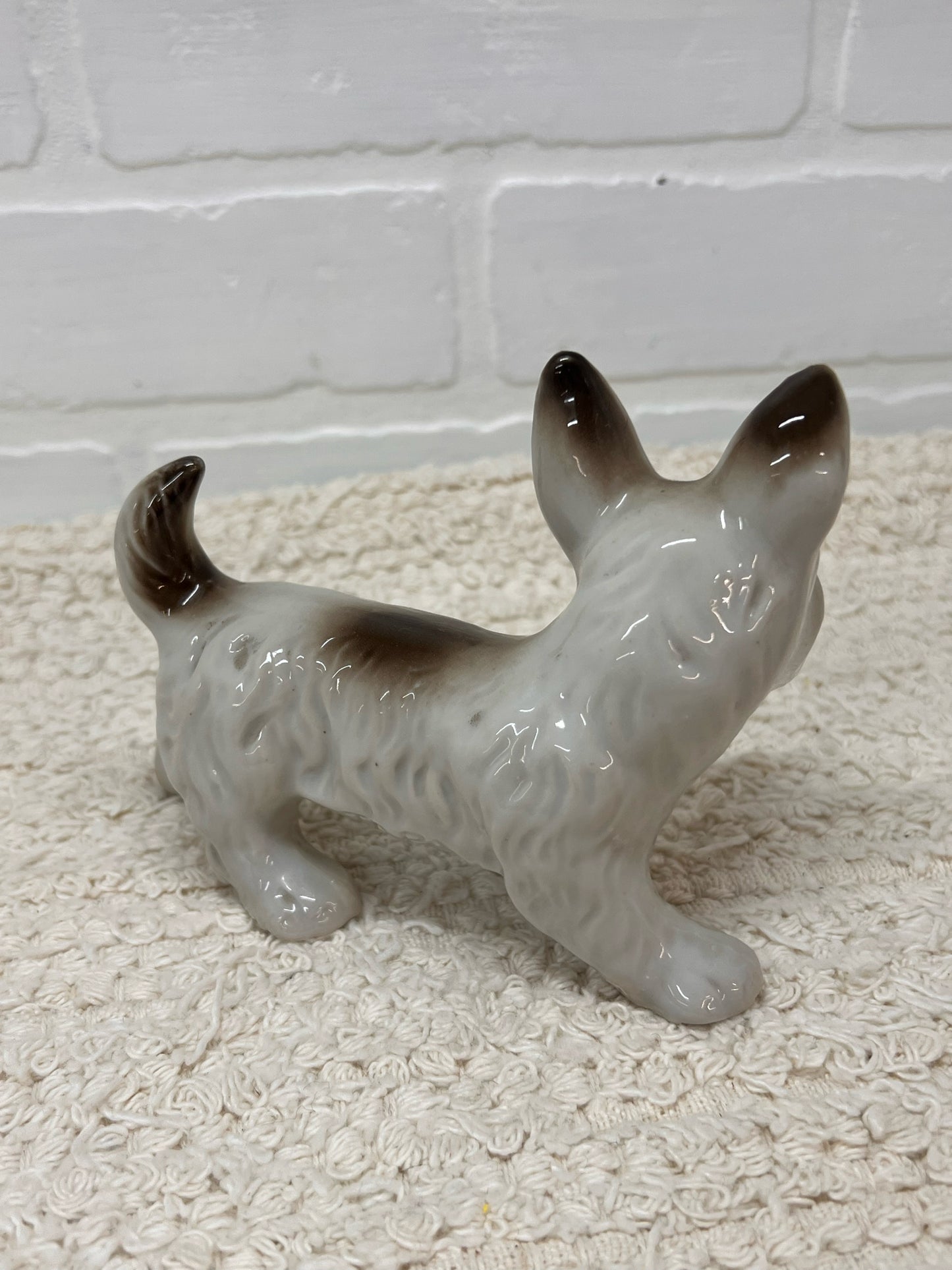 Vintage Scotty Dog Ceramic Figurine