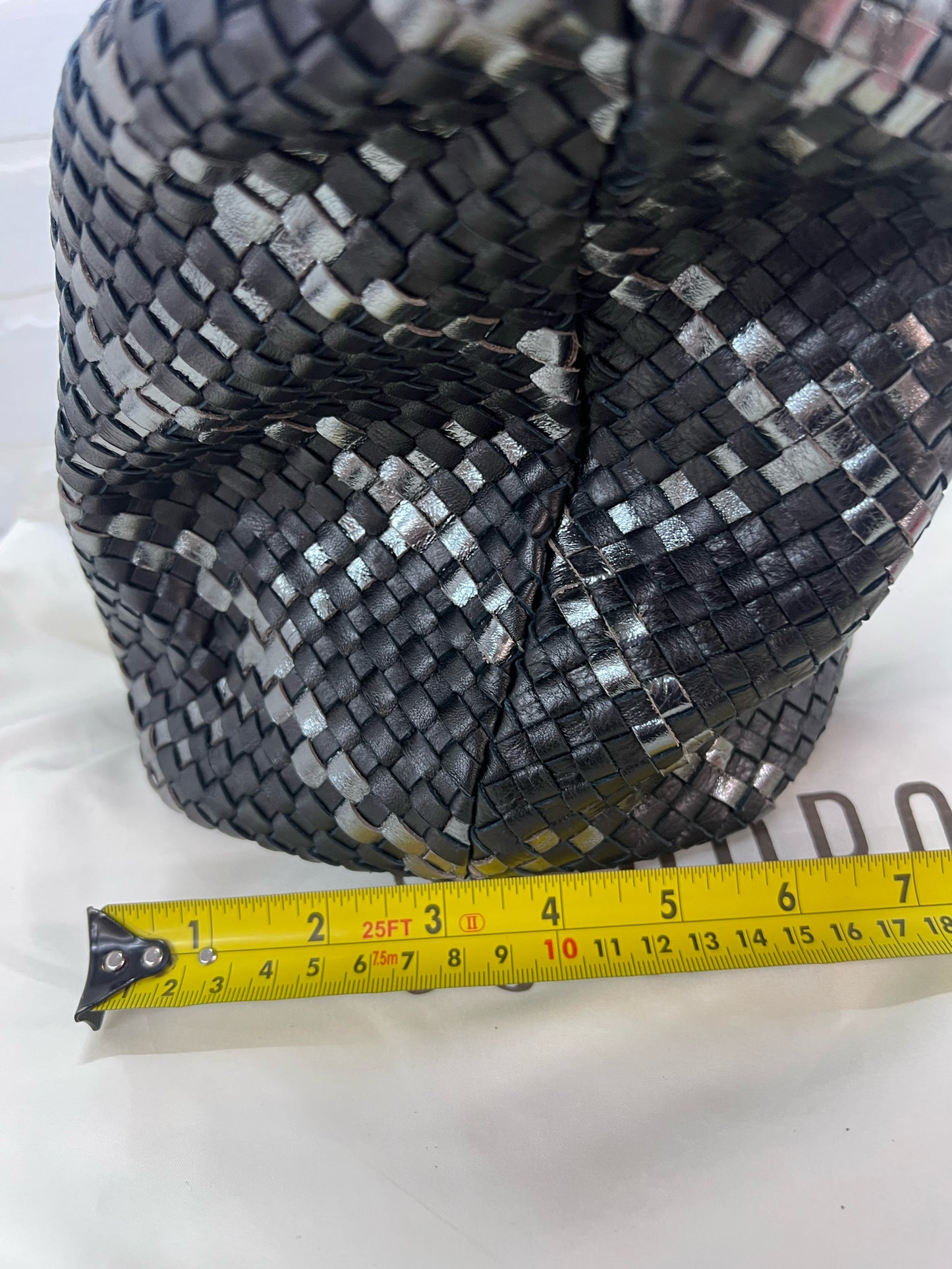 NWT Hobo Harley Hobo Bag in Black & Metallic Woven Leather