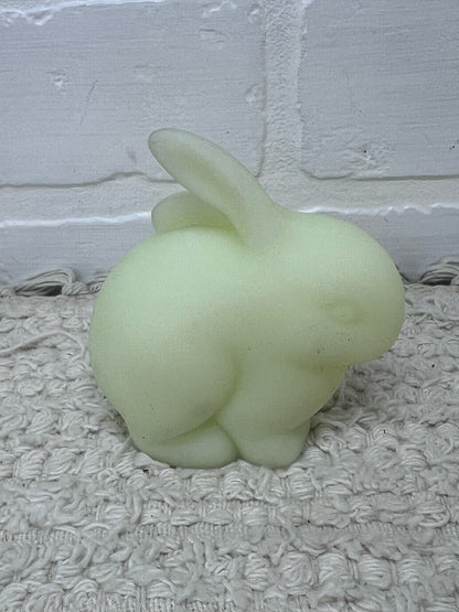 Fenton Custard Glass Bunny Figurine