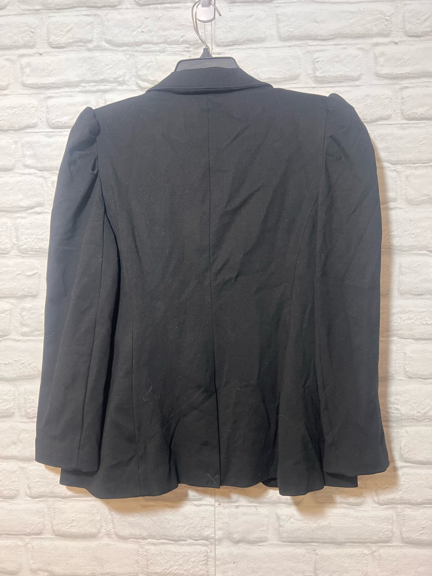 Size M CeCe Fitted Open Front Black Blazer