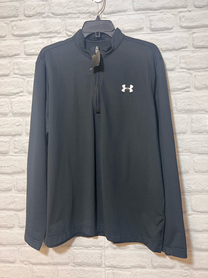 Size L Under Armour Black 1/4 zip Pullover