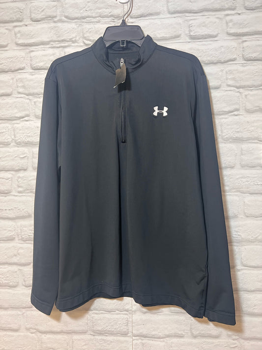 Size L Under Armour Black 1/4 zip Pullover