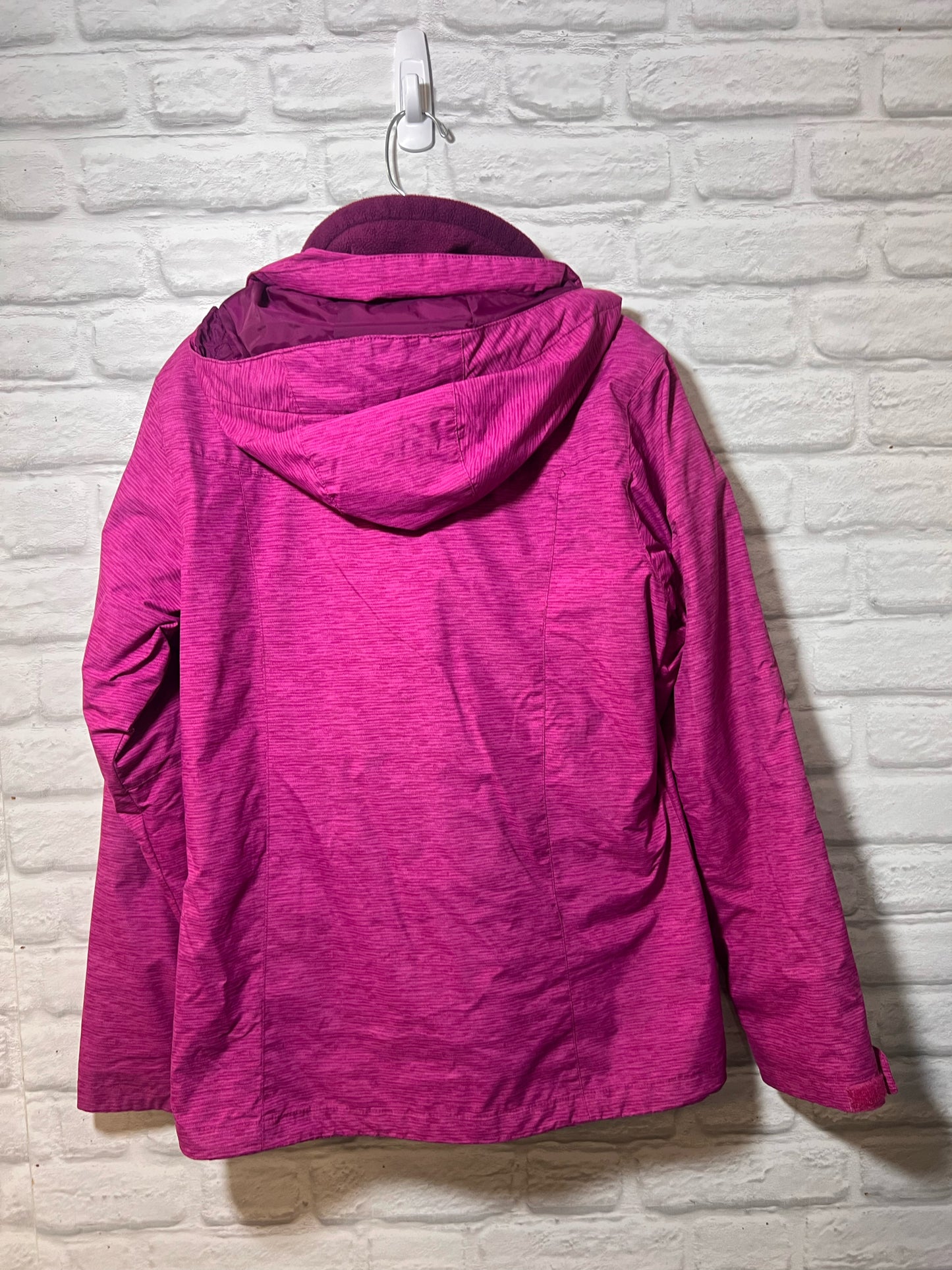 Size M Columbia Pink Interchange 3 in 1 winter jacket