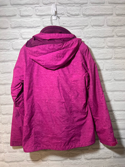 Size M Columbia Pink Interchange 3 in 1 winter jacket