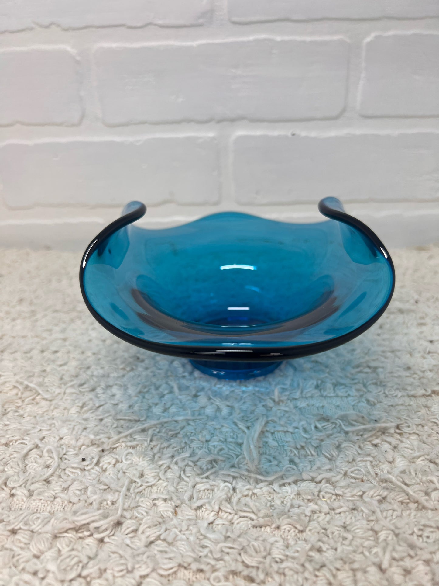 Viking Glass Blunique Blue MCM Candy Dish