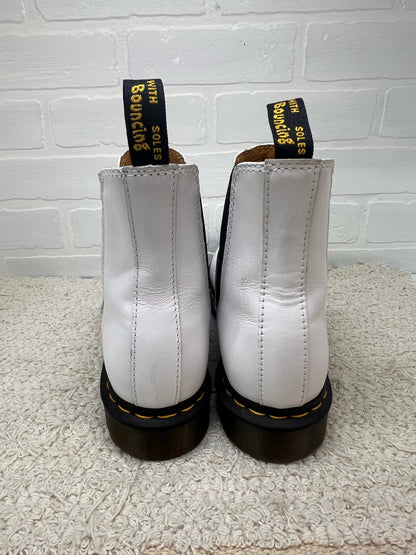Shoe Size 11 Doc Martins White Chelsea Style Pull On Boot