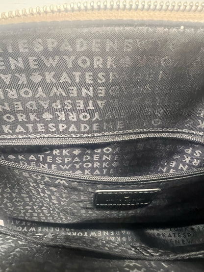 Kate Spade Carli Grove Street Satchel – Black & White Leather – Very Good Condition