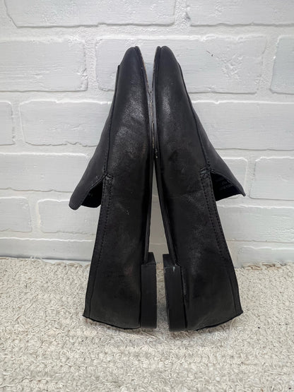Shoe Size 11 Frye Claire Venetian Flat Loafer Shoes Black Leather